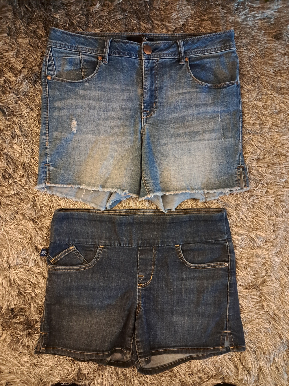 Womens Stretch Denim Shorts Bundle Rock & Republic + 1822  Size 12